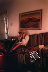Shot in Mary Markey's living room